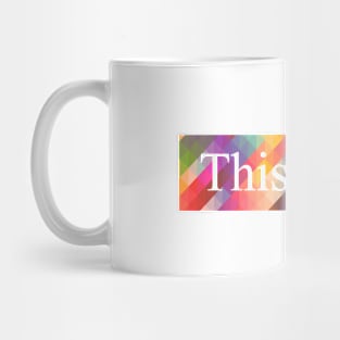 This Is Art White Mug